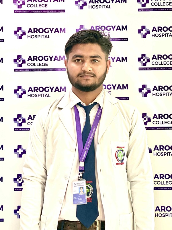 Student Ritik Chaudhary Paramedical BOTT 2 nd Yrs IMG_4175